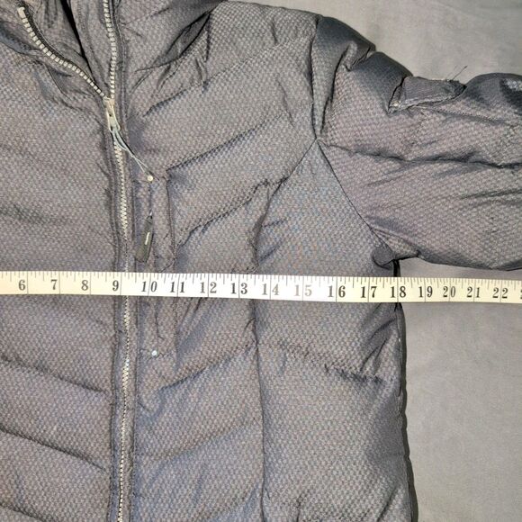 Eddie Bauer Jacket Women's Size Small Gray Sun Valley Down Parka Puffer Quilted - Picture 6 of 11